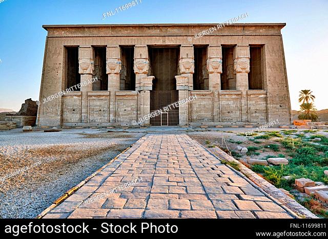 Temple of Hathor, Temple of Dendera, Dendera, Egypt, Africa