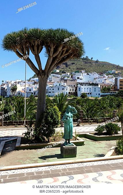 Parque Municipal, municipal park, old town of Arucas, Gran Canaria, Canary Islands, Spain, Europe, PublicGround