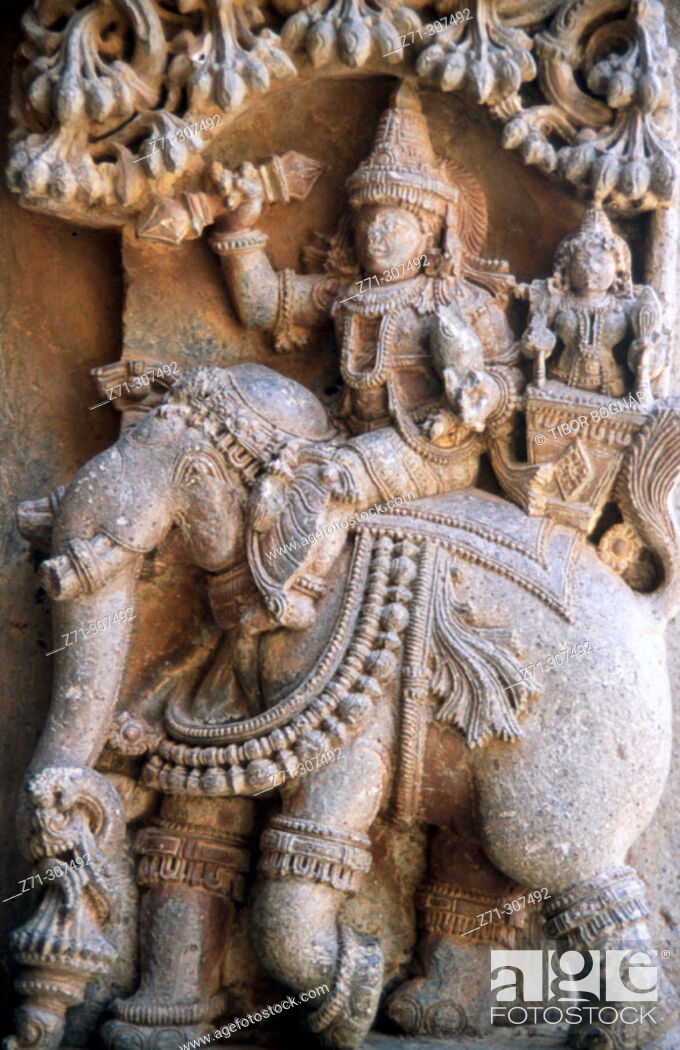 Stock Photo: Keshava Temple, Hoysala Architecture. Somnathpur. Karnataka State. India.