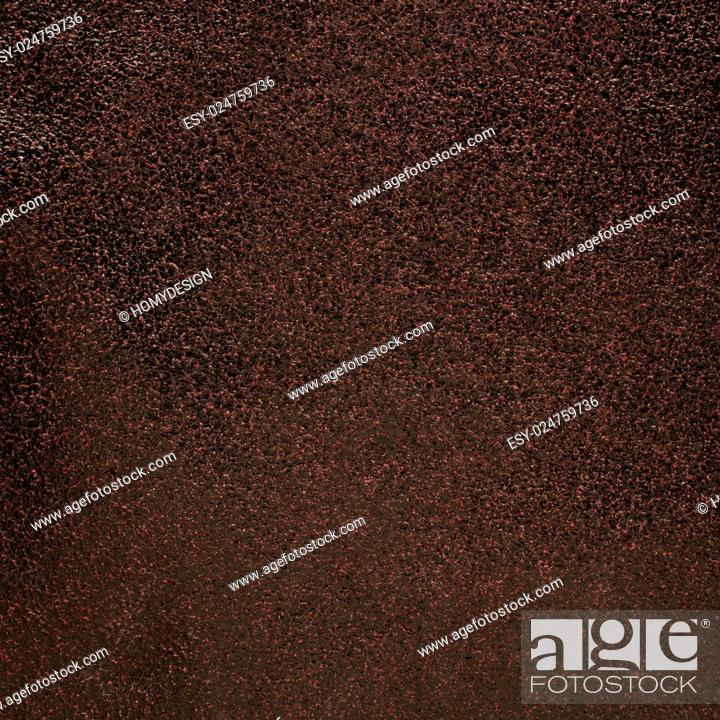 Stock Photo: Red leather texture closeup detailed background.